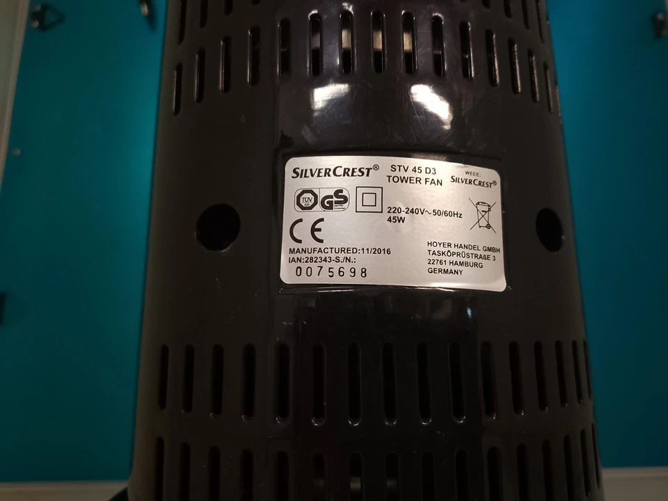 SilverCrest Turmventilator STV 45 D3 gebraucht (C1 1113) - Bild 4 von 4