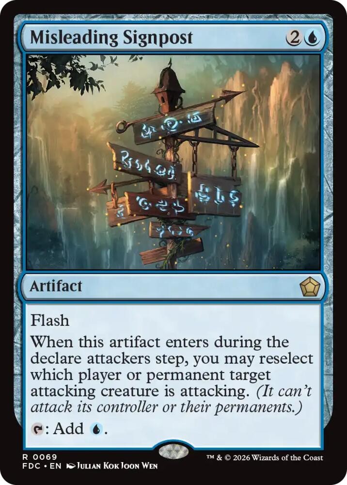 Misleading Signpost R Commander: Foundations 69 NM