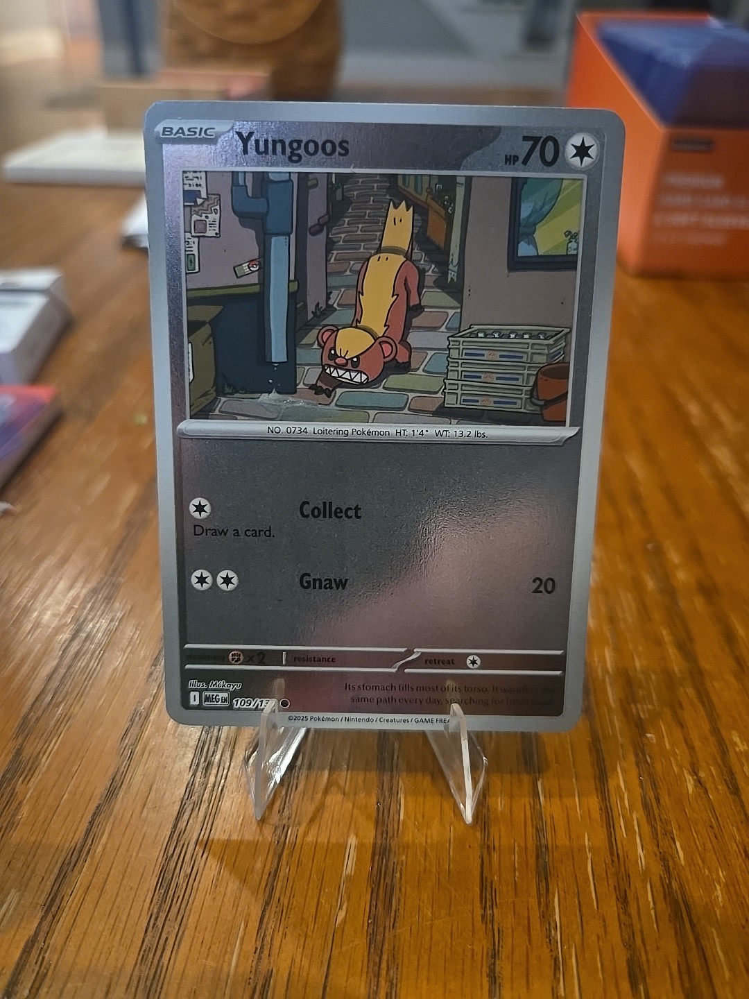 Yungoos 109/132 ME01: Mega Evolution Reverse Holo