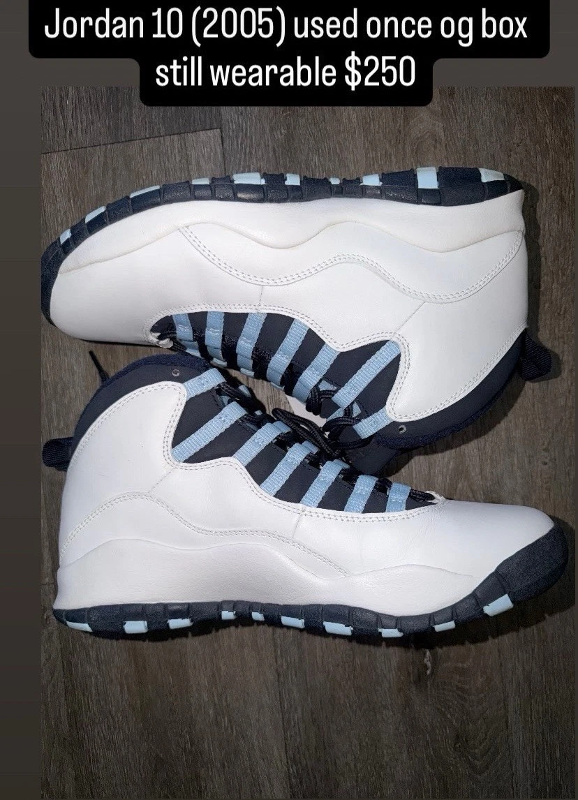 Preços baixos em Jordan 10 Retro 2005 Ice Blue | eBay