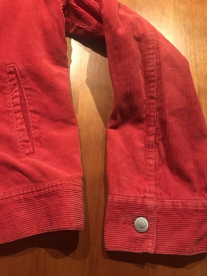 Montego 42 44 46 Cord Jacke Jeans-Cordjacke Rot - Bild 4 von 4