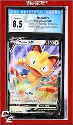 Meowth V SWSH004 Sword & Shield Black Star Promo Holo