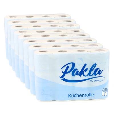 ENPACK Küchenrolle 3-lagen 32 Rollen Küchenpapier weiß Handtuchrolle Haushaltsücher