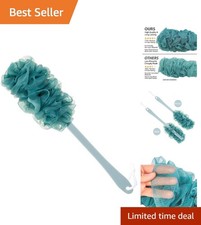 Essential Shower Companion: Long Handle Exfoliating Back Scrubber for Everyone