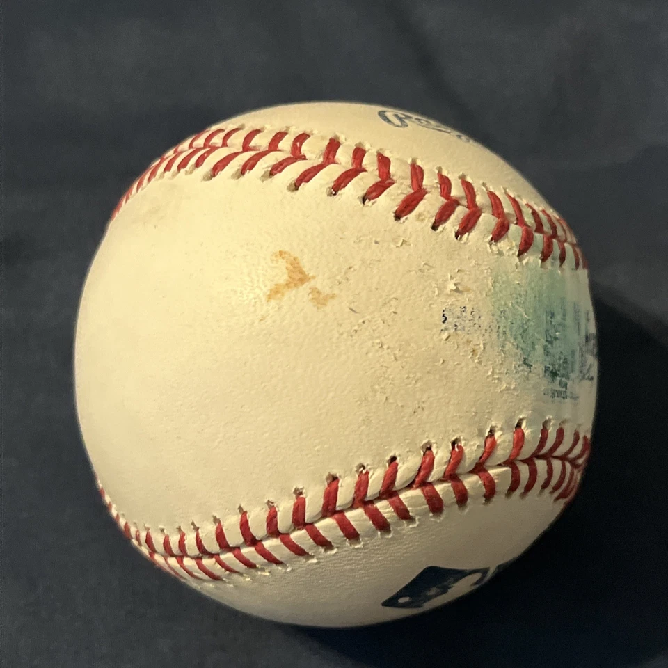 Prince Fielder *FIRMADO* Rawlings OML béisbol usado en juegos - leyenda de los cerveceros Foto 4 de 4