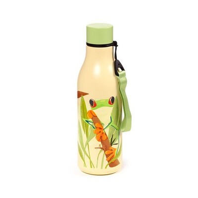 TROPISCHER BAUMFROSCH EDELSTAHL HEISS KALT GETRÄNKE WASSER SPORTFLASCHE