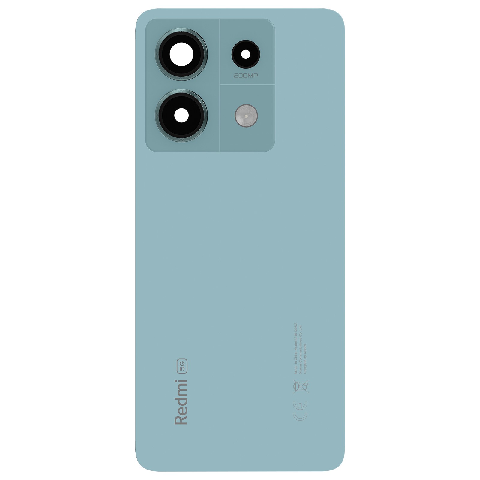 Cache batterie Xiaomi Redmi Note 13 Pro 5G finition verre Service Pack
