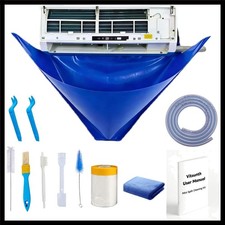 11Pcs Mini Split Cleaning Bag Kit Fits 9,000-12,000BTU / 27-37in Ductless Spl...