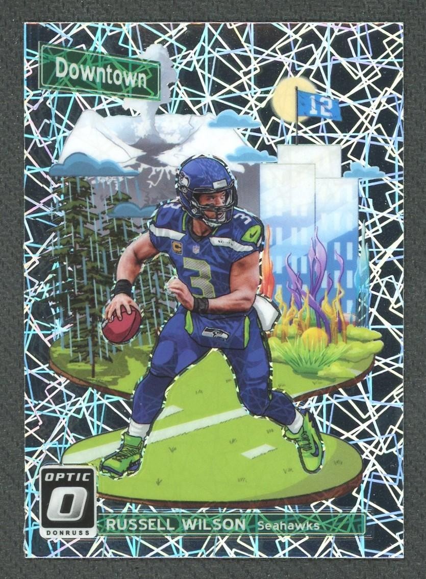 2018 Panini Donruss Optic Russell Wilson Downtown #DT-6