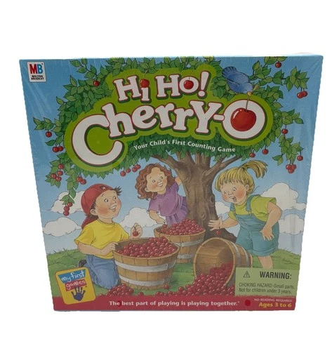 Vintage 2001 “Hi-Ho! Cherry-O” - Hasbro MB Counting Board Game - New & Sealed