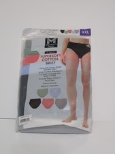 Member's Mark Women's 5-Pack Super-Soft Cotton Brief XXL