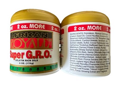 African Royale - Super GRO  ( 2 Packs ) - 6 oz Each .