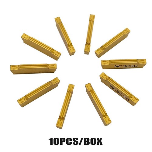 Insert MGMN200-G Grooving Holder Inserts Replace Tool Cemented Finishing - Picture 3 of 12