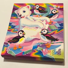 Vintage Lisa Frank Polar Bear Box w Stickers Stamps Markers 90s Y2K Set