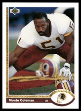 1991 Upper Deck Monte Coleman