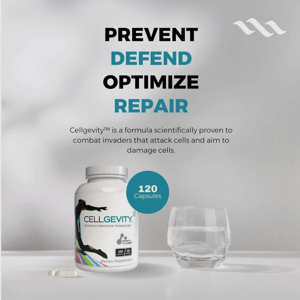 Max International Cellgevity Riboceine Technology 120 Veg. Cápsulas/60 porciones Foto 3 de 4