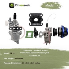 13mm Carburetor for 43cc 47cc 49cc 50cc 2-Stroke Engine Poc 42mm Air Filter