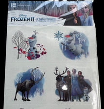 FROZEN 11 Temporary Tattoos Elsa Anna Olaf Prince Hans Birthday Party Favor 8