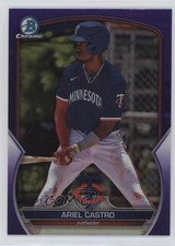 2023 Bowman Draft Chrome Purple Refractor 73/250 Ariel Castro #BDC-150 5f8