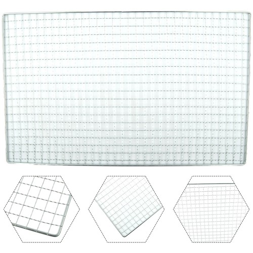 BBQ Mesh Grate Mesh Net For Japanese Korean Grill Grate Mesh Net Iron Picnics - Picture 23 of 74