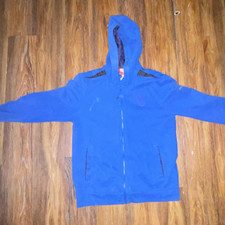 Puma Ferrari Men s Blue Full Zip Hooded Jacke...