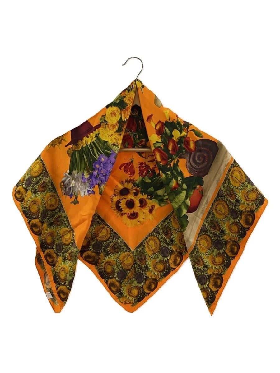 Foulard GUCCI soie ORN motif all over femme motif tournesol