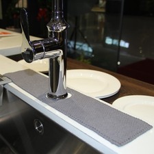 18'' Kitchen Sink Faucet Absorbent Mat, Fabric