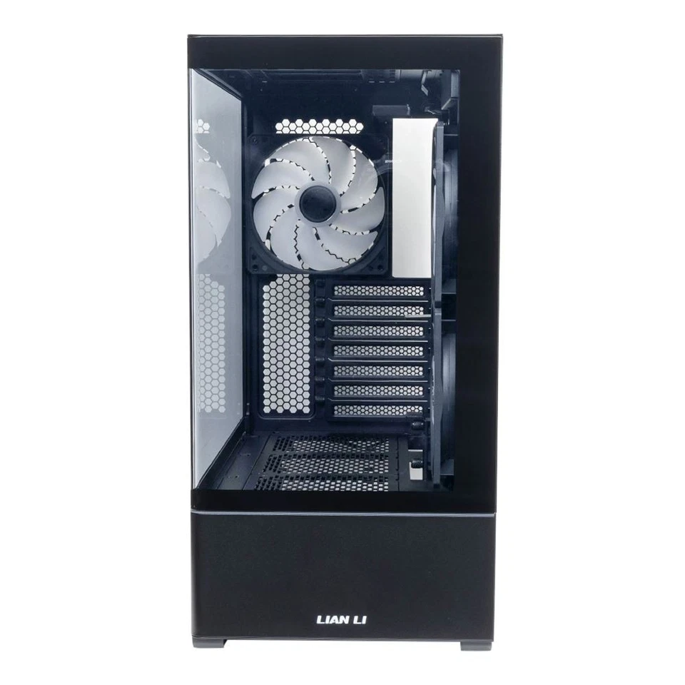 Lian Li CG237 Tempered Glass ATX Mid-Tower Computer Case - Black - Image 2 of 4