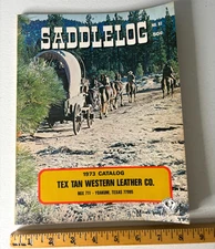 Saddlelog 1973 Catalog Tex Tan Western Leather Co. Yoakum Texas Horse Saddle VTG