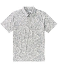 Chubbies Men's Size Large The Screen Saver Green Performance Polo Shirt NEW