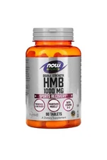 Now Foods HMB Double Strength 1 000 mg 90 Tablets GMP Quality Assured, Vegan,