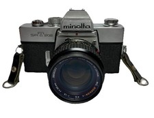 Minolta SRT 202 35mm SLR Film Camera Manual Vintage 1:14 f 50mm MC Rokkor-X Lens