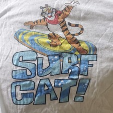 Vintage/retro Kellogg?s ?Surf Cat? Tony the Frosties Tiger kid?s T-shirt, unworn