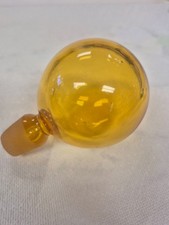 Large Blenko Jonquil Orb/Ball Stopper Bubble MCM