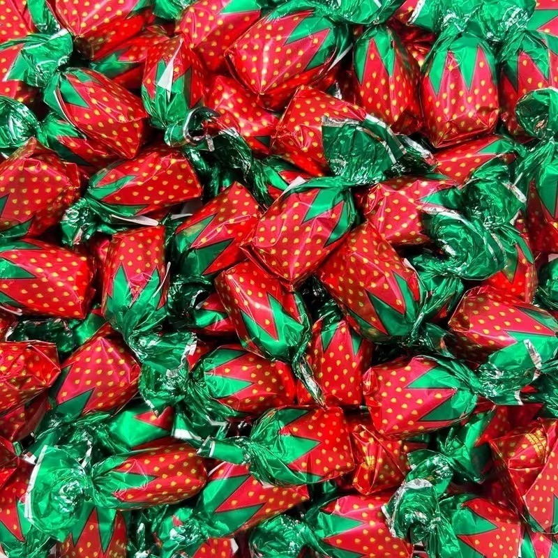 Caramelos Bon Bon Bon Bons clásicos rellenos de fresa a granel y deliciosos caramelos 4 lb | ¡A la venta!
