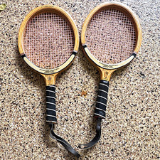 Spalding International Racquetball Official Model Wooden Racquets Set of 2