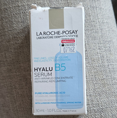 La Roche-Posay Hyalu B5 Hyaluronic Acid Face Serum 1 fl oz, Vit B5. Expires 2026