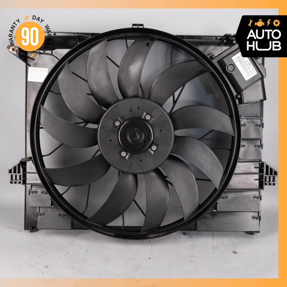 Conjunto de ventilador de refrigeración del motor Mercedes W164 ML63 R63 AMG M156 1645000393 OEM Foto 2 de 4