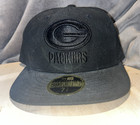 New Era Green Bay Packers 59FIFTY Black Fitted Cap Hat Size 7 1/8 NFL — photo 1