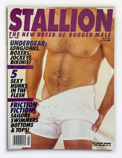 Vintage Gay Magazine STALLION July 1988