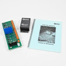 Analog Devices 5B08 Backplane w/ module 5B37-J-01 + 955 Power Supply + Manual