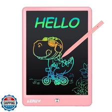 LCD Writing Tablet for Kids, 10 Inch Colorful Electronic Doodle Board, Educat
