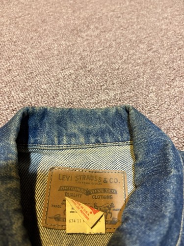 Vintage 1980s Levi’s Strauss White Tab Made In USA denim Jean Jacket - Picture 15 of 18