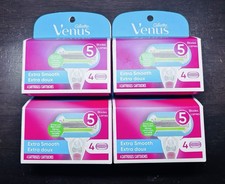Lot  of 4 Gillette Venus Extra Smooth Razor C...