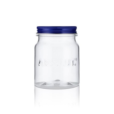 Absolut Vodka Acryl Glas Vodkagläser Plastikbecher mit Deckel