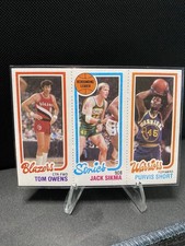 Topps 1980-81 Rookie Jack Sikma Purvis Short Tom Owens #100-225-201