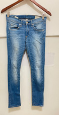Rag & Bone blue Denim Jeans Capri Cropped 26 Womens 26x26 Skinny slim USA Made