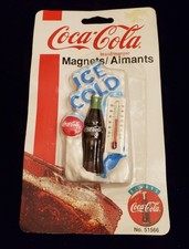 Vintage Coca Cola Magnet Thermometer - 1996 in Original Packaging BRAND NEW