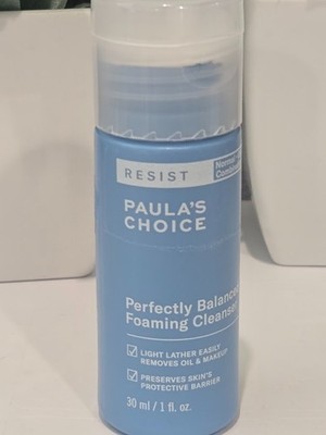 Paula's Choice RESIST Perfectly Balanced Foaming Cleanser 1.0 fl oz SEALED