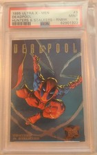 1995 Ultra X-Men Hunters & Stalkers Deadpool Rainbow #3 PSA 9 Limited Edition